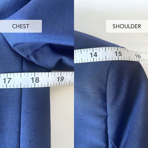 ACNE STUDIOS Cast Shark Wool Mohair Tuxedo Blazer Jacket in Blue Size 36/S - Picture 13 of 15